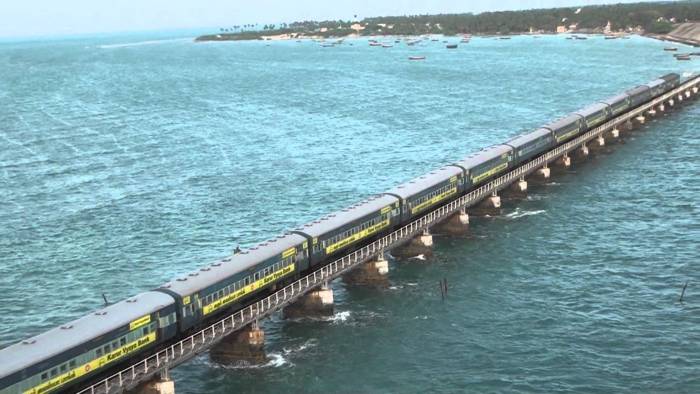 Mandapam - Rameshwaram Train Route